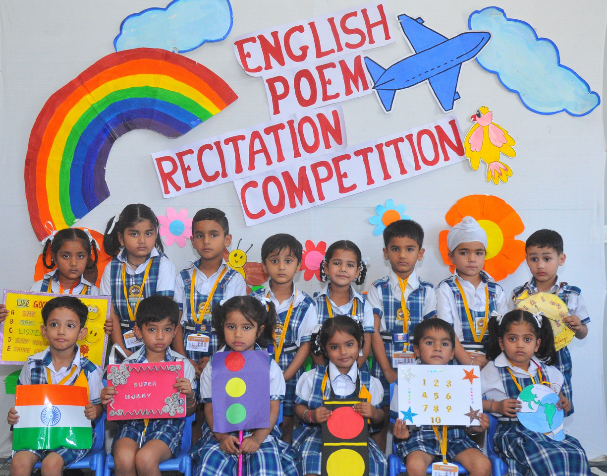 You are currently viewing The Pre Primary School (GMT, Loharan, CJR and Royal World branches) of Innocent Hearts organized Poem Recitation Competition