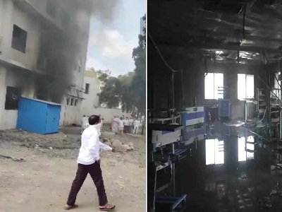 You are currently viewing महाराष्ट्रः अहमदनगर के सिविल अस्पताल में लगी भीषण आग, 10 लोगों की मौत- 14 से अधिक झुलसे
