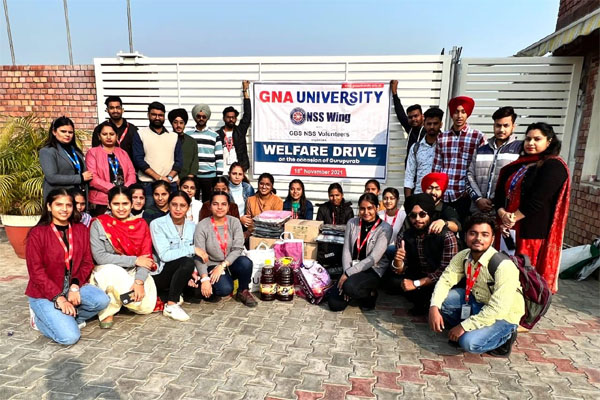 Read more about the article NSS Wing @ GNA University Organised Welfare Drive