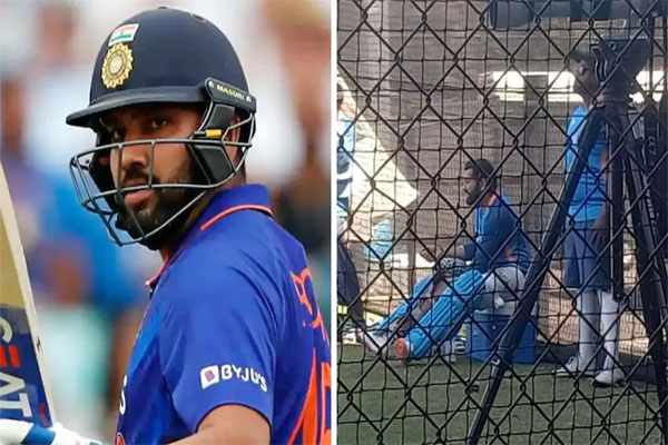 Read more about the article T20 World Cup: सेमीफाइनल से पहले टीम इंडिया को झटका, प्रैक्टिस के दौरान कप्तान रोहित शर्मा हुए चोटिल