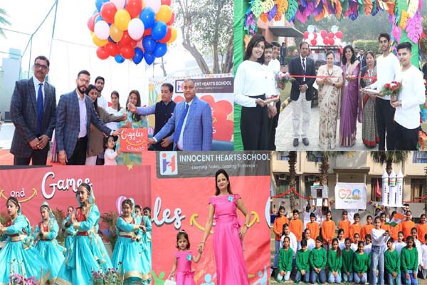 Read more about the article Innocent Hearts में ‘इनक्रेडिबल इंडिया’ थीम के अंतर्गत फन फेयर ‘द गिगल्स एंड गेम्स’ हर्षोल्लास से संपन्न