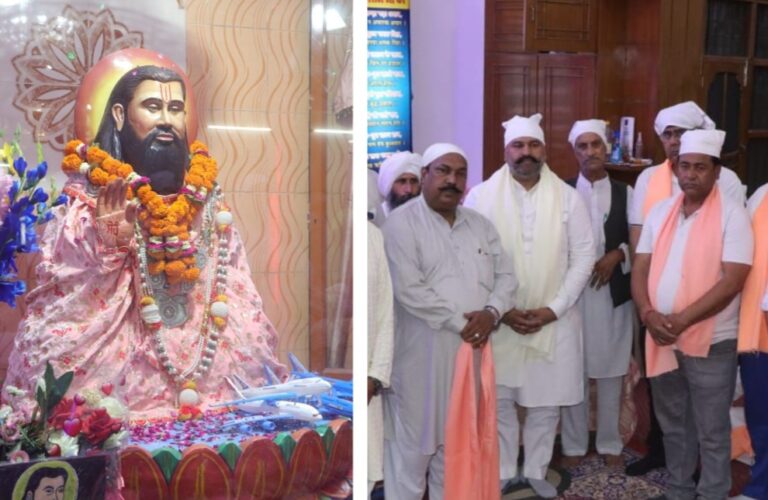 Read more about the article श्री गुरु रविदास महाराज की 14वी मूर्ति स्थापना जयंती कार्यक्रम में सुशील रिंकु ने सम्मिलित होकर लिया आशीर्वाद
