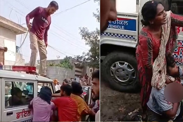 You are currently viewing पंजाब में गुंडागर्दी का नंगा नाच: पत्नी गिड़गिड़ाती रही..फिर भी नहीं छोड़ा, पुलिस के सामने तलवारों से युवक को काटा, वीडियो वायरल