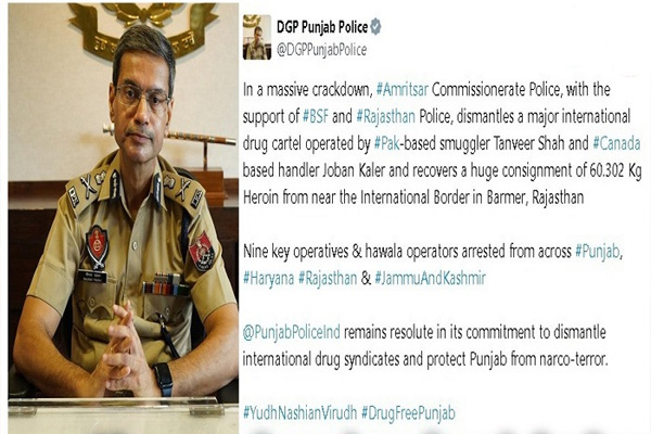 Read more about the article नशे के सौदागरों पर करारी चोट: पंजाब पुलिस ने राजस्थान में मारी रेड, करोड़ों की ड्रग्स बरामद; 9 तस्कर गिरफ्तार
