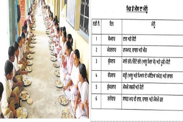 Read more about the article खुशखबरी: पंजाब के स्कूलों में बच्चों की थाली अब और भी स्वादिष्ट, देखें नया Menu