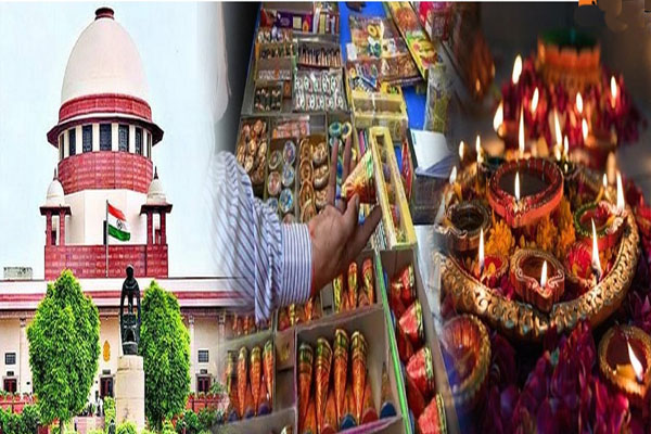 Read more about the article दिलावी से पहले पटाखे चलाने को लेकर सुप्रीम कोर्ट ने लिया बड़ा फैसला