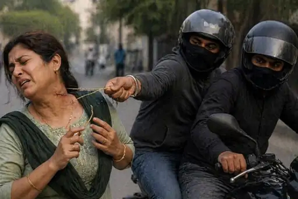 You are currently viewing पंजाब में झपटमारों ने अस्पताल के बाहर छीनी सोने की चेन, बुजुर्ग महिला हुई लहूलुहान; गले पर लगे 5 टांके