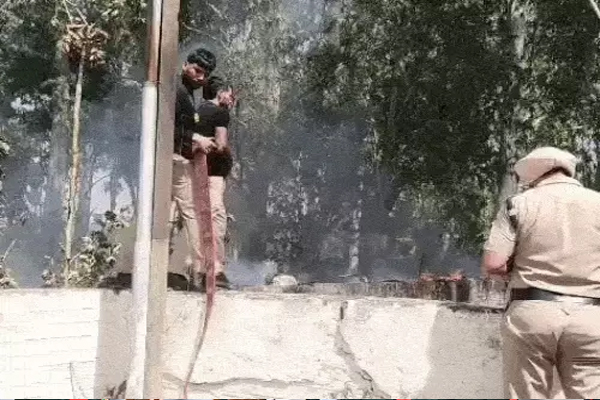 Read more about the article जालंधर रेलवे स्टेशन से महज 200 मीटर दूर भड़की आग, आसमान में धुआं उठता देख लोगों के उड़े होश; बाल-बाल टला बड़ा हादसा