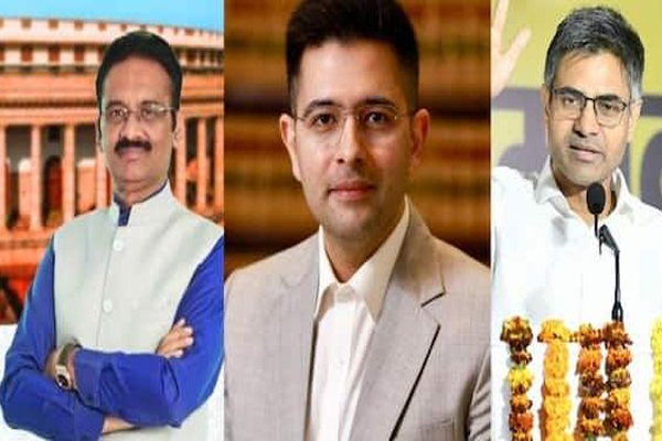 You are currently viewing टूट गई AAP – बिखर गया झाड़ू: 3 सांसद राघव चड्ढा, संदीप पाठक और अशोक मित्तल ने छोड़ी आम आदमी पार्टी, BJP में शामिल