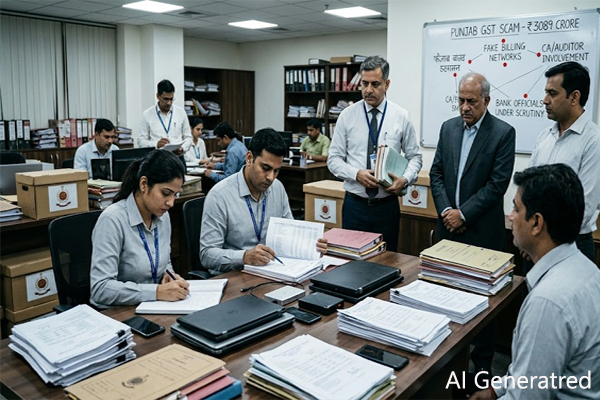 Read more about the article पंजाब में 3089 करोड़ का महाघोटाला, ED की जांच में खुली फर्जी बिलिंग और GST चोरी की पोल; बैंक अधिकारियों से लेकर CA तक रडार पर