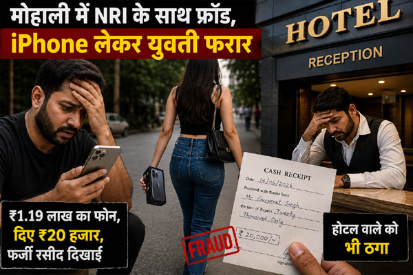 Read more about the article फेसबुक पर आईफोन बेचना NRI को पड़ा भारी, युवती ने फ्लैट पर बुलाकर ऐसे लगाया 99 हजार का चूना