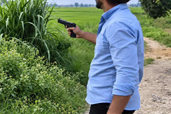 You are currently viewing खेतों में हवाई फायरिंग कर WhatsApp स्टेटस लगाना पंजाबी सिंगर को पड़ा भारी, पुलिस ने किया गिरफ्तार; AAP नेता के गनमैन के पिस्टल से दागी थीं गोलियां